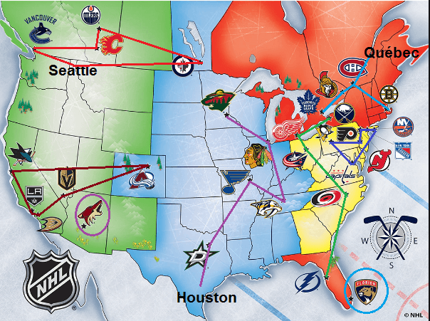 Les Nordiques de retour dans une LNH qui misent sur les ''rivalités''